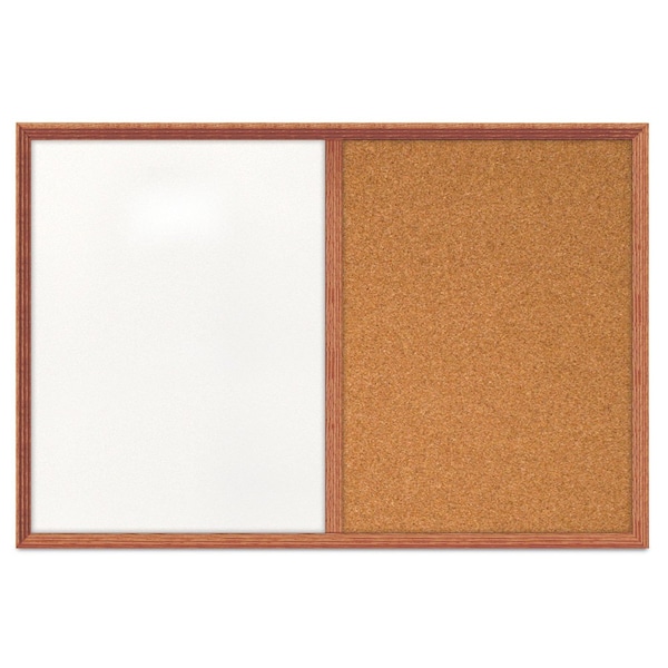 Enclosed Corkboard, 1 Door, 60"x36", 4" Fra